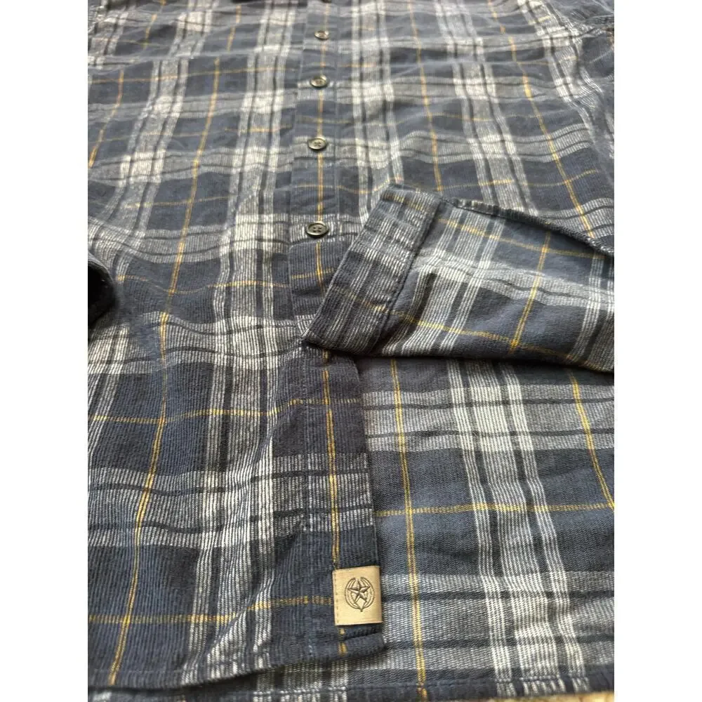 Banana Republic Untucked Slim Fit Button Down Corduroy size Men's XL Shirt